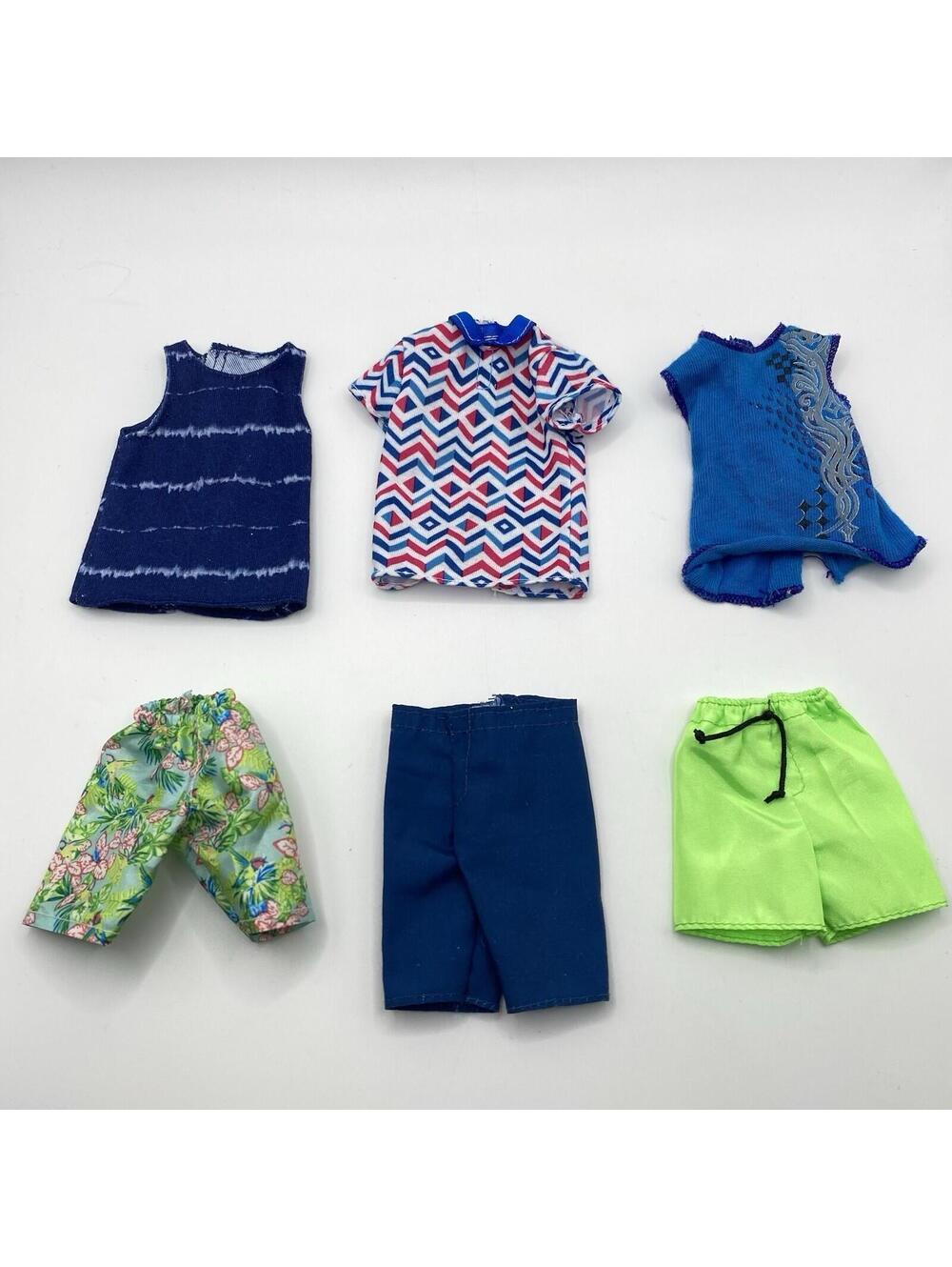 Mattel Ken Doll Clothes- 6 Prices Shirts/ Shorts B20